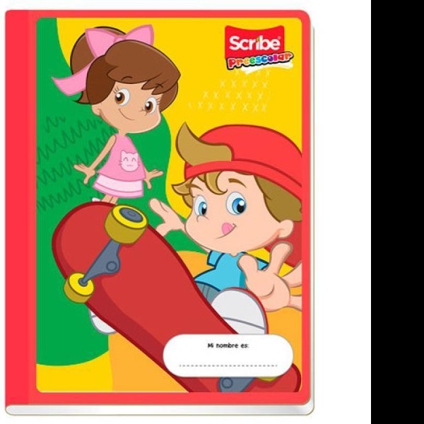 CUADERNO PROF. PREESC. SCRIBE 6217. RAYA ESP. COS.100H. C.24